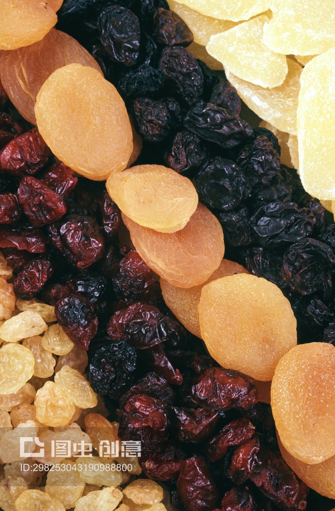 干果-背景Dried fruits - background